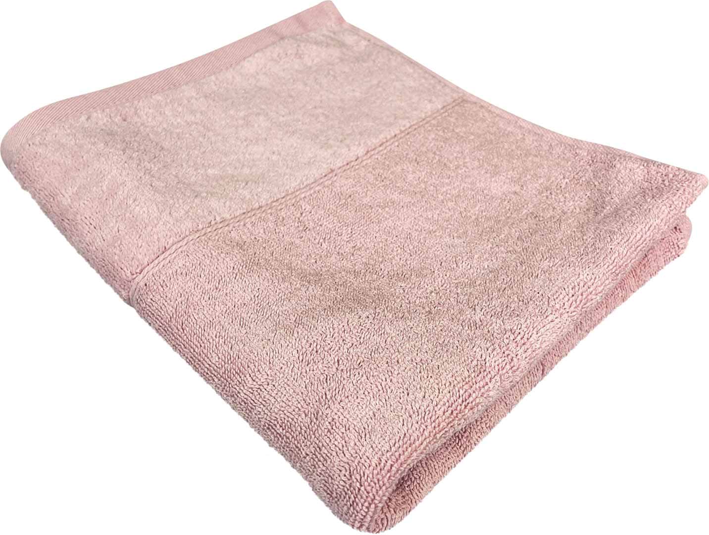 Полотенце банное GM Textile Миладо персиковое махровое велюр 70х140 - Фото 1