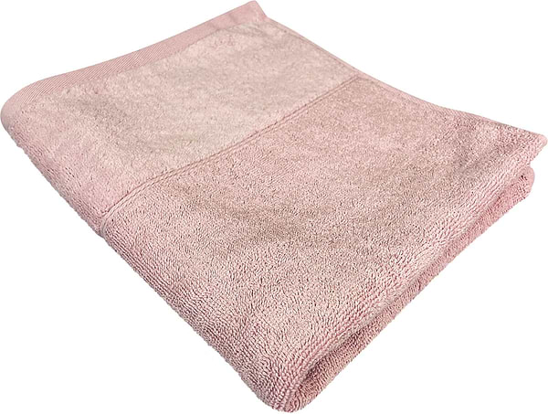 Фото - Рушник банний GM Textile Міладо персиковий махровий велюр 70х140