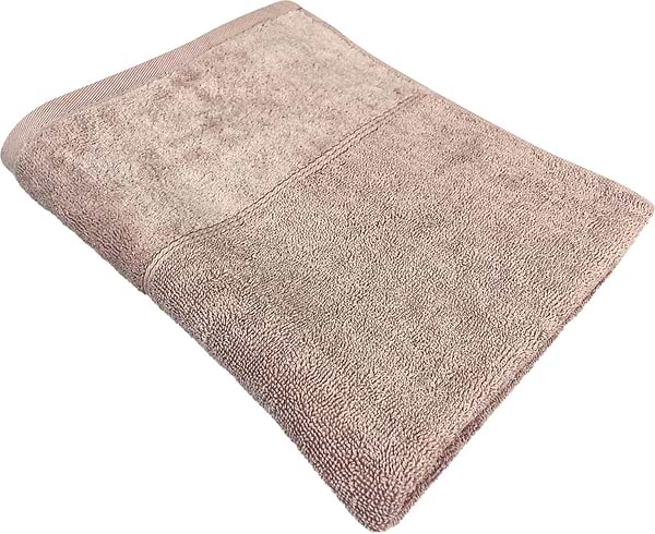 Фото - Рушник банний GM Textile Міладо капучино махровий велюр 100х150