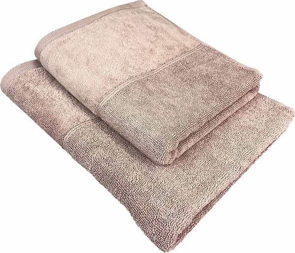 Фото - Рушник для обличчя GM Textile Міладо капучино махровий велюр 50х90