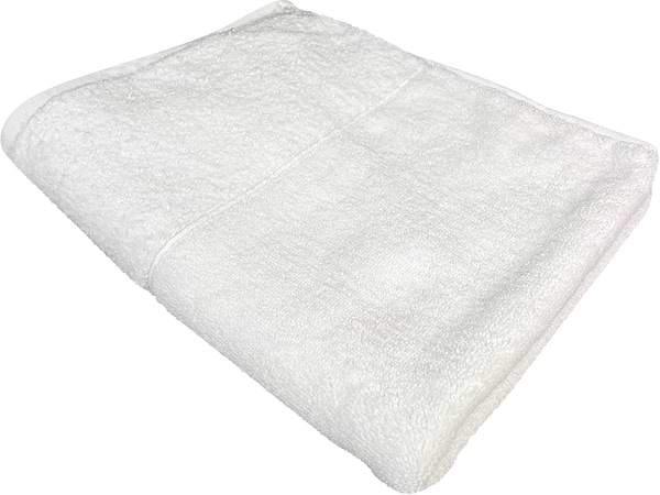 Фото - Рушник банний GM Textile Міладо білий махровий велюр 70х140