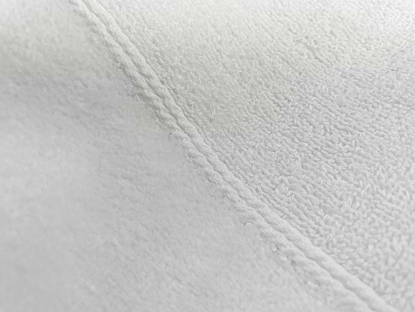 Фото - Рушник банний GM Textile Міладо білий махровий велюр 70х140