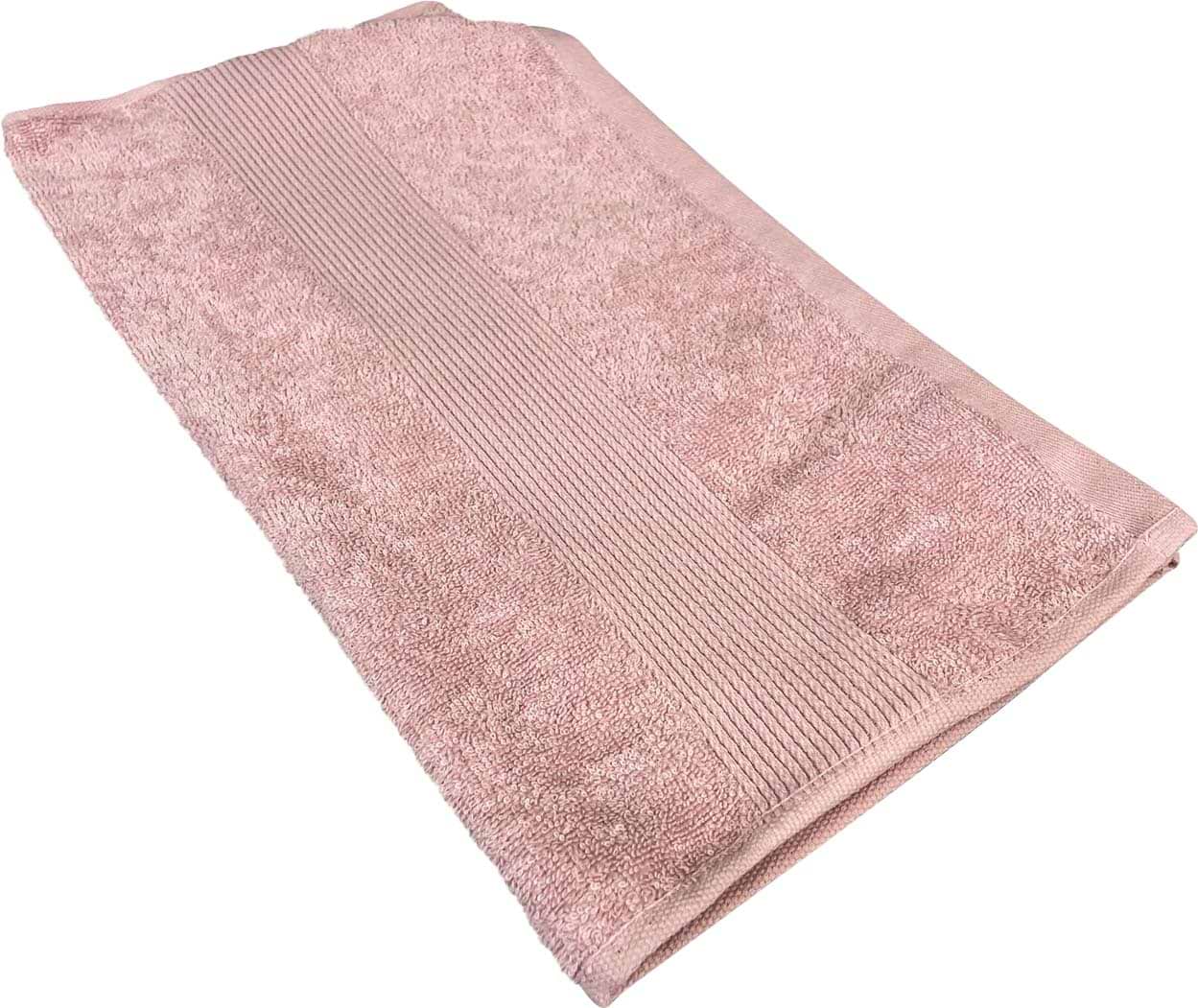 Рушник для рук GM Textile персиковий махровий з бордюром 40х70 - Фото 1