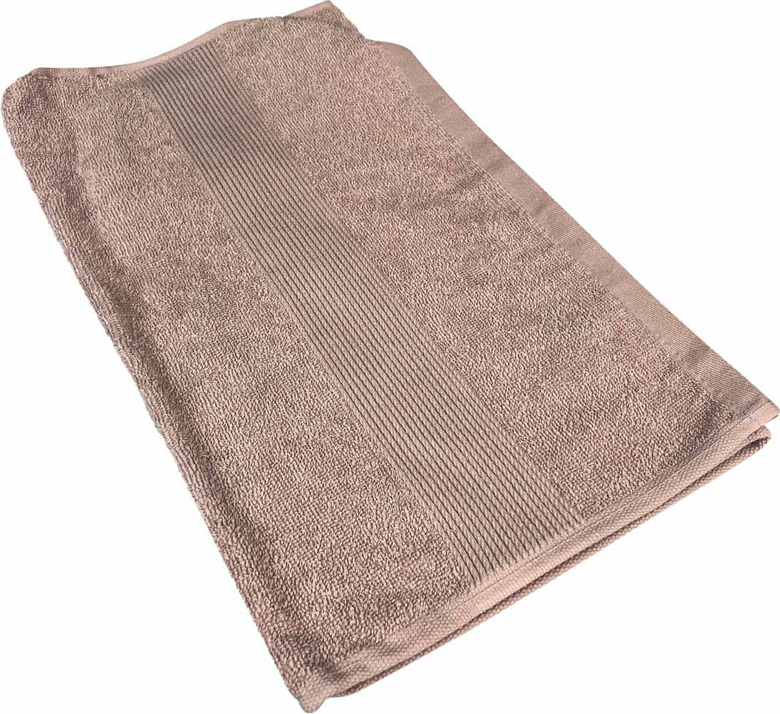 Полотенце для лица GM Textile капучино махровое с бордюром 50х90 - Фото 1