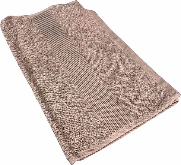 Фото - Рушник для обличчя GM Textile капучино махровий з бордюром 50х90