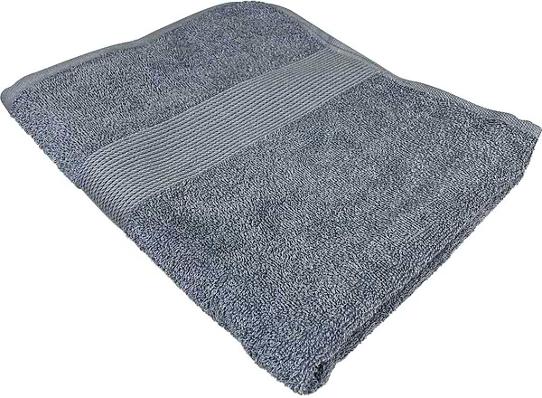 Фото - Полотенце банное GM Textile синее махровое с бордюром 70х140