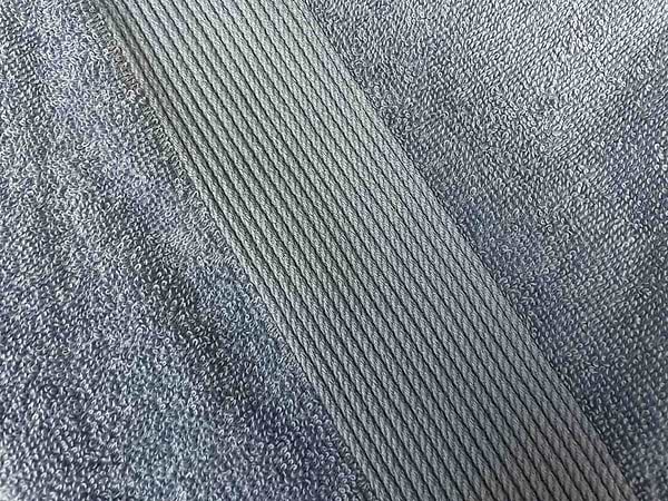 Фото - Полотенце банное GM Textile синее махровое с бордюром 70х140