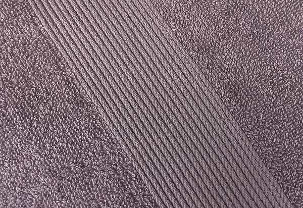 Фото - Рушник банний GM Textile кавовий махровий з бордюром 70х140