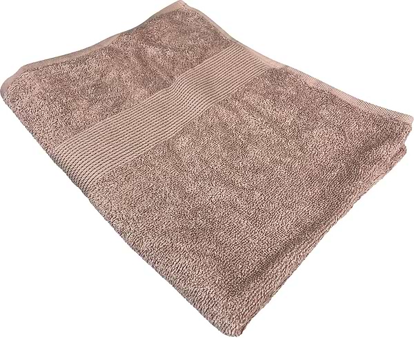 Фото - Рушник банний GM Textile капучино махровий з бордюром 70х140