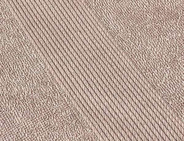 Фото - Рушник для обличчя GM Textile капучино махровий з бордюром 50х90