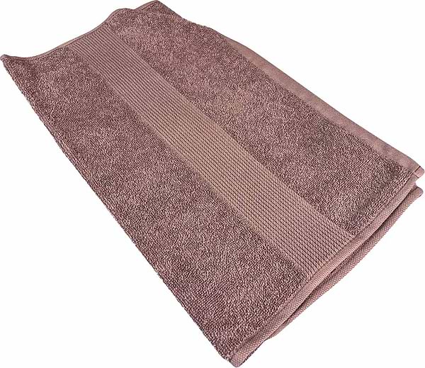 Фото - Рушник для рук GM Textile шоколадний махровий з бордюром 40х70