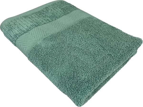 Фото - Рушник банний GM Textile м'ятний махровий зеро твіст з бордюром 70х140