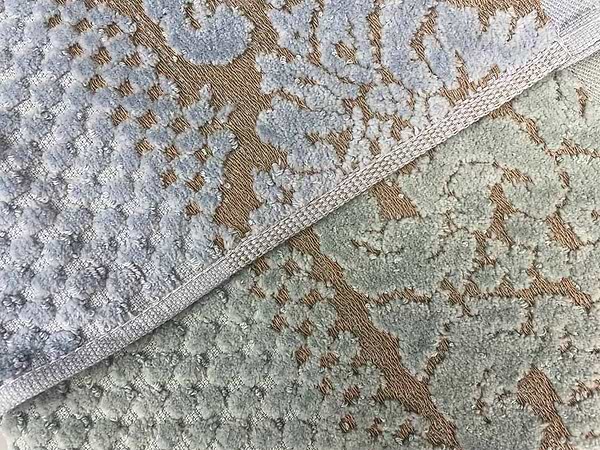 Фото - Полотенце банное GM Textile Дамаск мятное махровое велюр 70х140