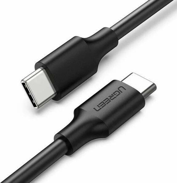 Фото - Кабель синхронізації даних UGREEN US286 Type-C - Type-C 3A Cable 1.5 м Black (50998)