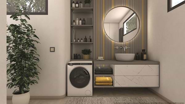 Фото - Пральна машина Haier HW50-BP12307-S