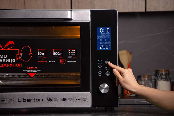 Фото - Піч електрична Liberton LEO-601E Silver