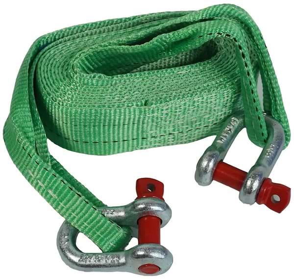 Фото - Буксирувальний трос Poputchik со скобами 9 т 5 м (29-008-IS)