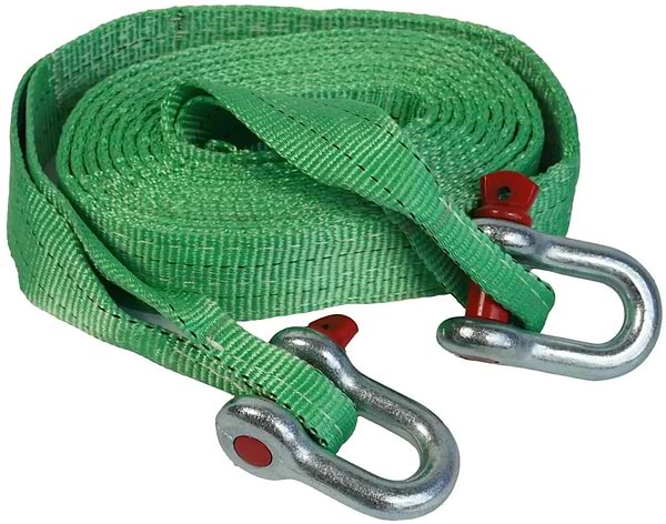 Фото - Буксирувальний трос Poputchik зі скобами 18 т 6 м (29-014-IS)