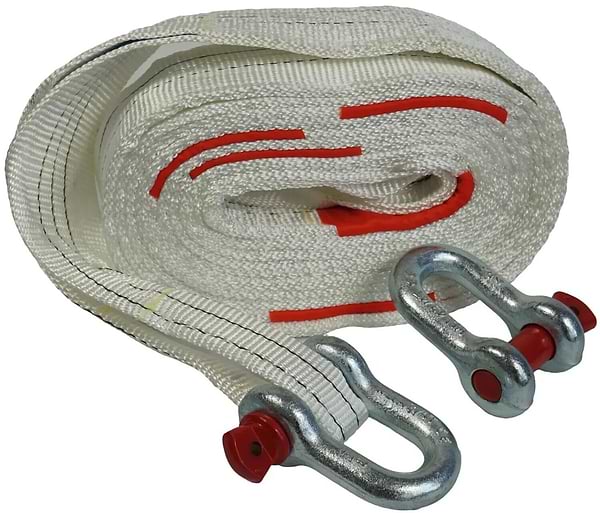 Фото - Буксировочный трос Poputchik со скобами 22 т 6 м (29-015-IS)