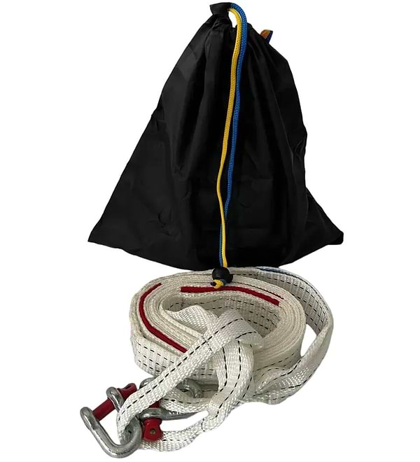 Фото - Буксирувальний трос Poputchik зі скобами 5 т 5 м (29-020-5-IS)