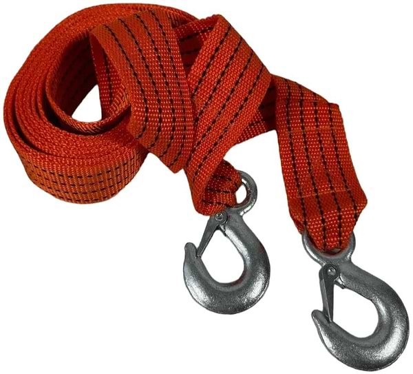 Фото - Буксирувальний трос Poputchik 3т 4 м крючок пакет (29-023-3-IS)