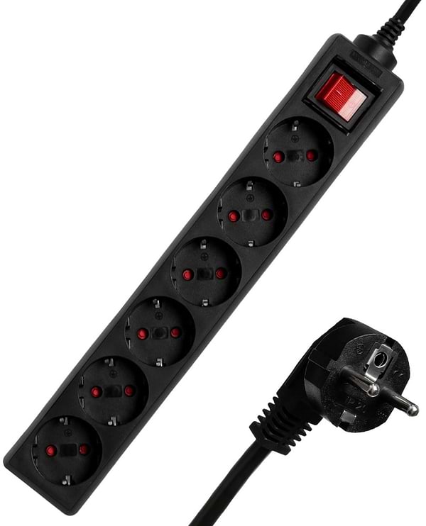 Фото - Мережевий фільтр Ultra SSB6-5 V2 Чорний