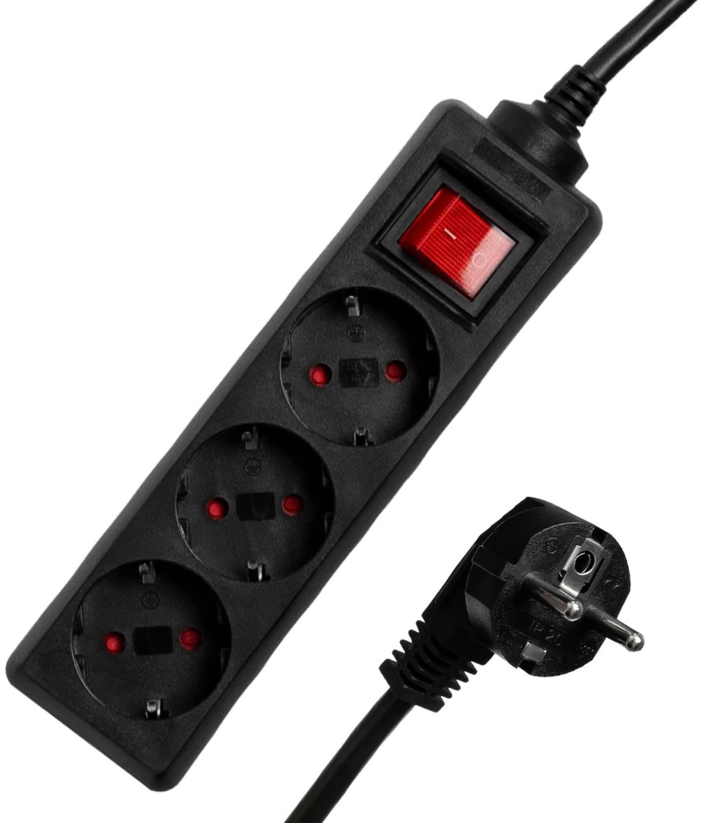 Мережевий фільтр Ultra SSB3-5 V2 Чорний - Фото 1