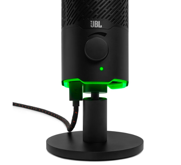Фото - Мікрофон до комп'ютера JBL Quantu Stream Black (JBLQSTREAMBLK)