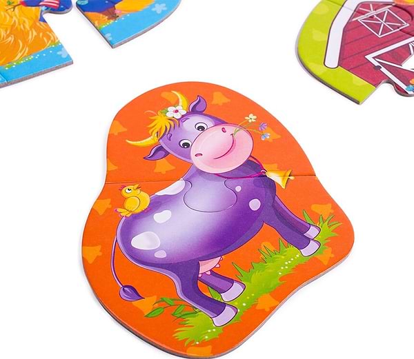 Фото - Настільна гра (3-4 роки) Vladi Toys 3 в 1 "Ферма" (укр) (VT2901-03)