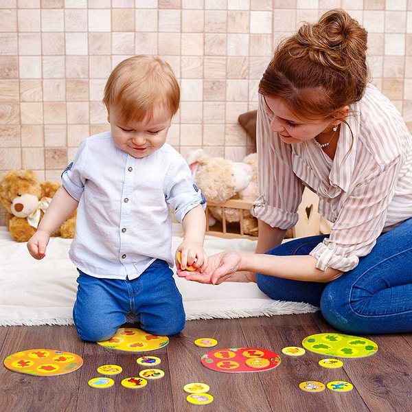 Фото - Настільна гра (3-4 роки) Vladi Toys 3 в 1 "Ферма" (укр) (VT2901-03)