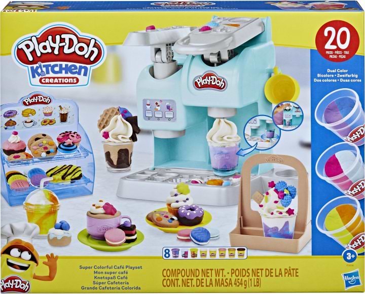 Набори для ліплення Play Doh Hasbro "Різнокольорове кафе" (F5836) - Фото 1