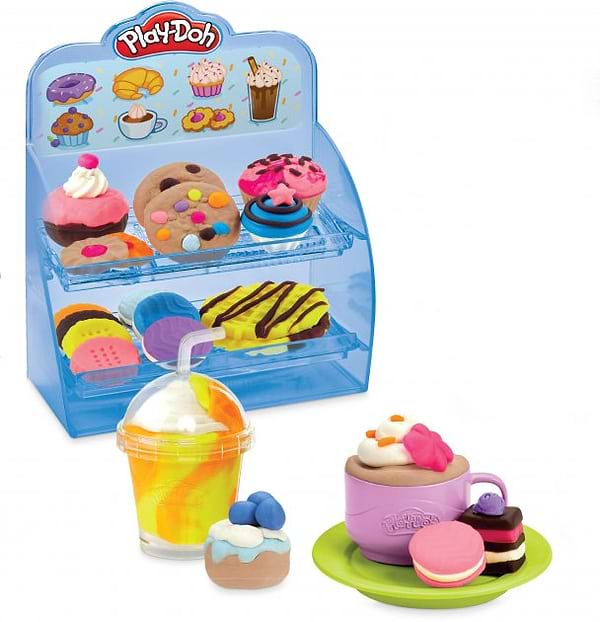 Фото - Набори для ліплення Play Doh Hasbro "Різнокольорове кафе" (F5836)