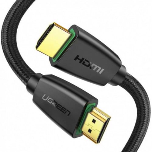 Фото - Кабель HDMI UGREEN HD118 HDMI to HDMI 1.5 m v2.0 UltraHD 4K-3D Braided Black (40409)