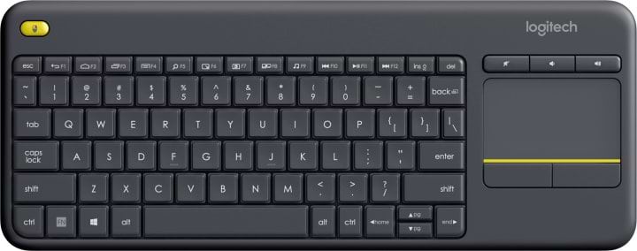 Клавиатура беспроводная для Smart TV Logitech Touch K400 Plus UA Black (920-007145) - Фото 1