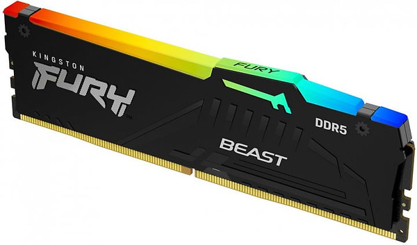Фото - Память DDR Kingston DDR5 16GB 5200 MHz Fury Beast RGB (KF552C36BBEA-16)