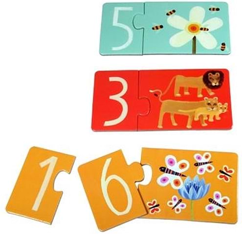 Фото - Пазлы (3-4 года) Djeco игра Посчитай (DJ08151)