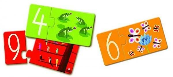 Фото - Пазлы (3-4 года) Djeco игра Посчитай (DJ08151)