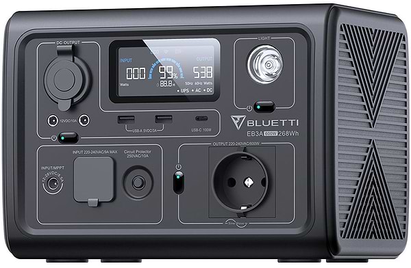 Фото - Зарядная станция универсальная Bluetti 600W (EB3A)