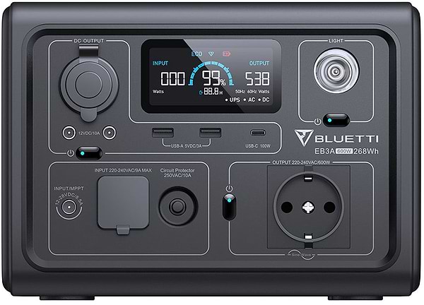 Фото - Зарядная станция универсальная Bluetti 600W (EB3A)