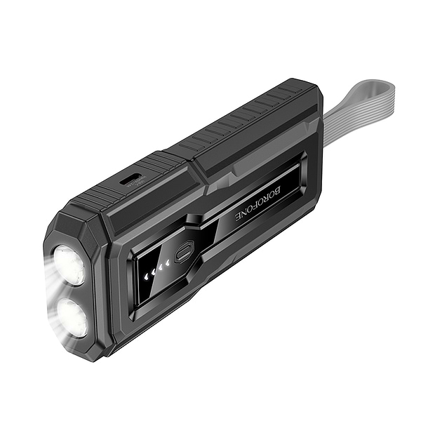 Фото - Батарея мобільна BOROFONE BJ54 Graceful 22.5W+PD20W fully compatible flashlight power bank 10000mAh Black (6941991111617)