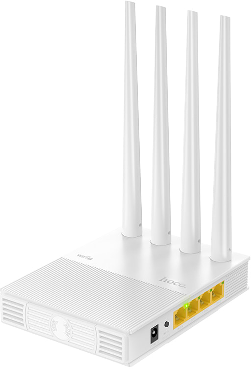 Маршрутизатор интернет WiFi5 HOCO HI31 WiFi5 wireless router 2.4-5G 1200Mbit/s EU version (6942007640718) - Фото 1