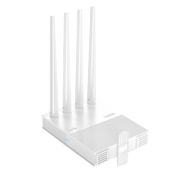 Фото - Маршрутизатор інтернет WiFi5 HOCO HI31 WiFi5 wireless router 2.4-5G 1200Mbit/s EU version (6942007640718)