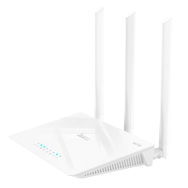 Фото - Маршрутизатор интернет WiFi4 HOCO HI30 WiFi4 EU (6942007640688)