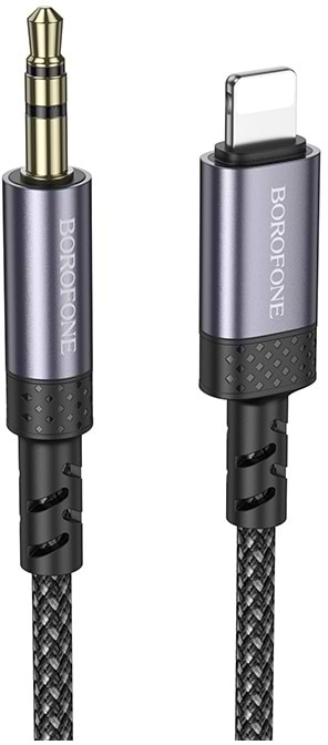 Фото - Кабель BOROFONE BL24 iP Metal Grey (6941991118975)