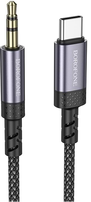 Кабель синхронізації даних BOROFONE BL24 Type-C Metal Grey (6941991118982) - Фото 1