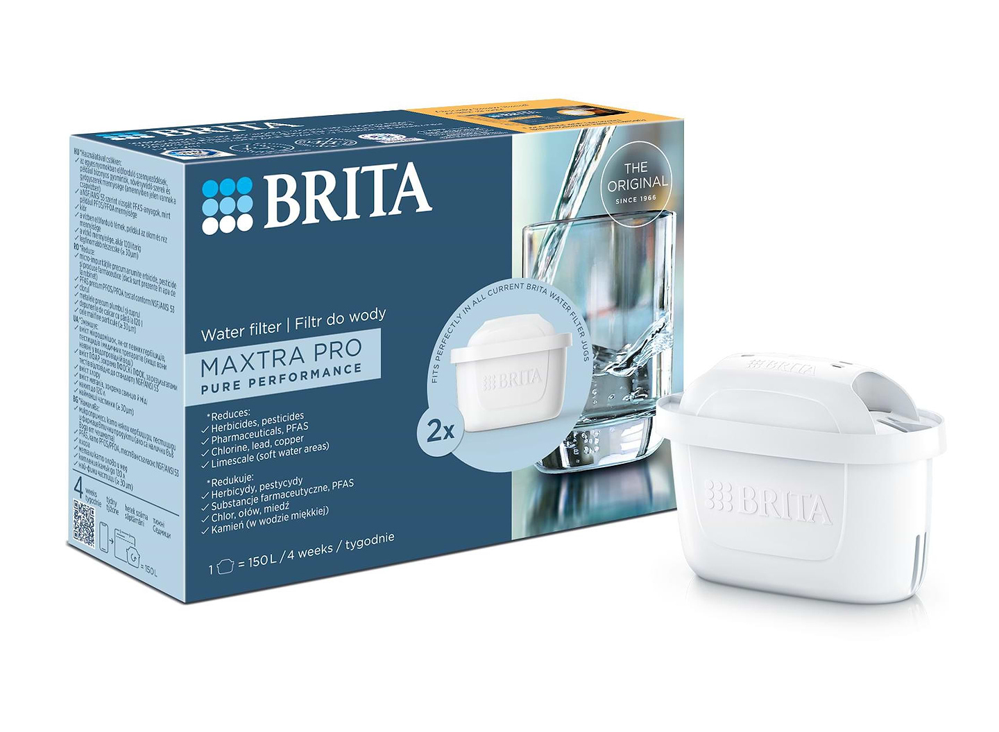 Купити Картридж для фільтру-глечика Brita MXPro All-in-1 2 шт. - Фото 1 Картридж для фільтру-глечика Brita MXPro All-in-1 2 шт. - Фото 1