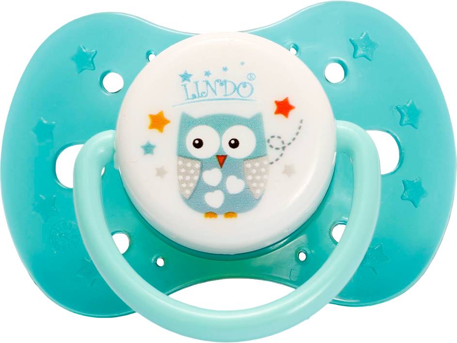 Ортодонтическая пустышка Lindo зеленый (Pk012/0-6зел)