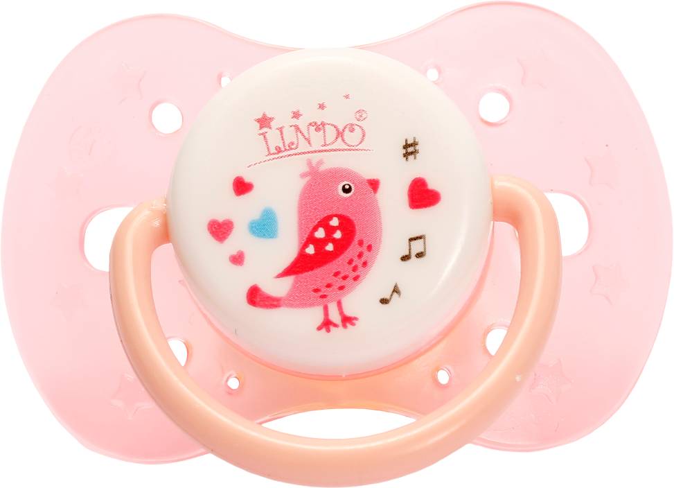 Ортодонтична пустушка Lindo рожевий (Pk012/0-6рож) - Фото 1