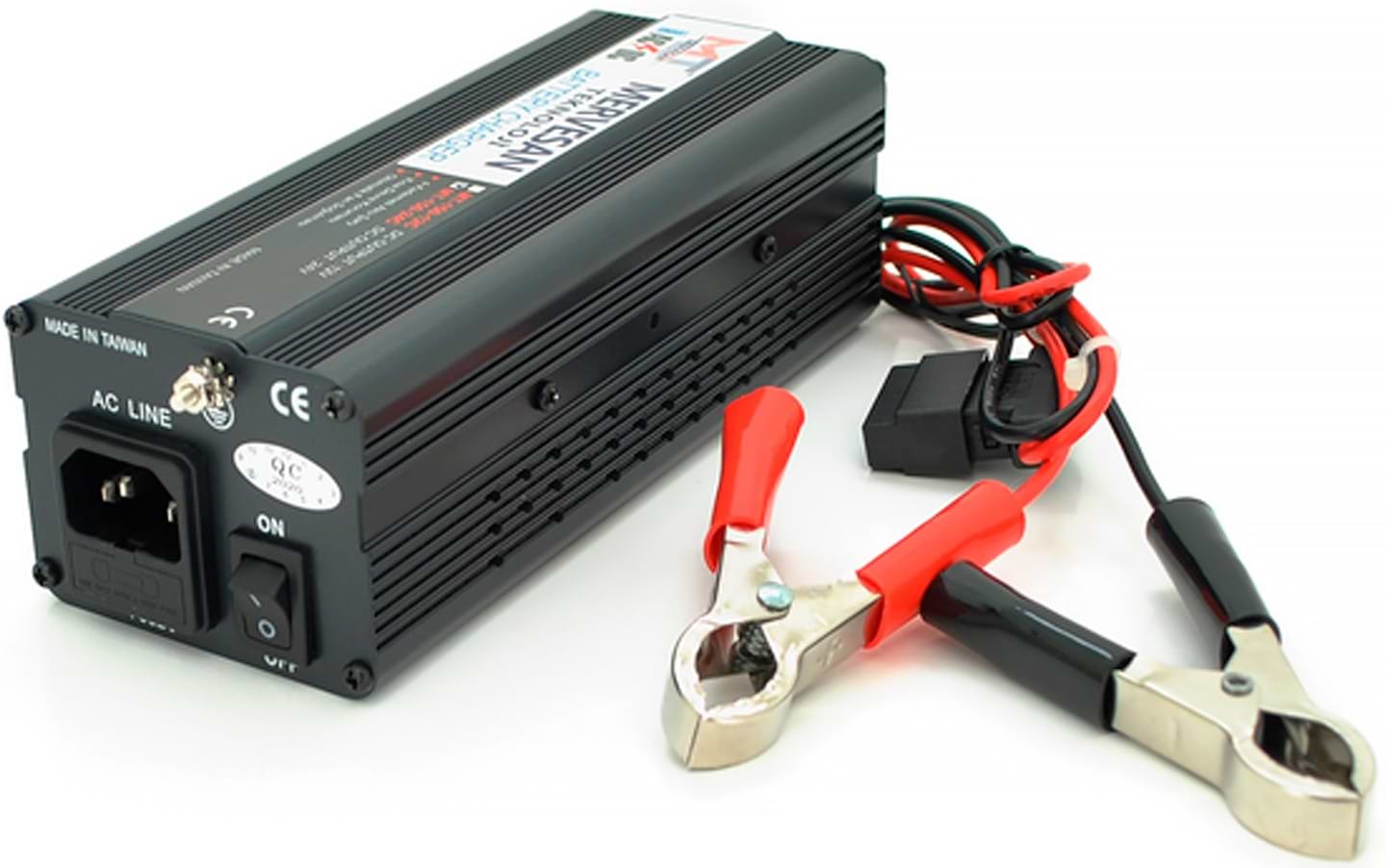 Зарядное устройство для авто Mervesan MT-150-24C для аккумулятора 24V-6A, зажимы, Q16