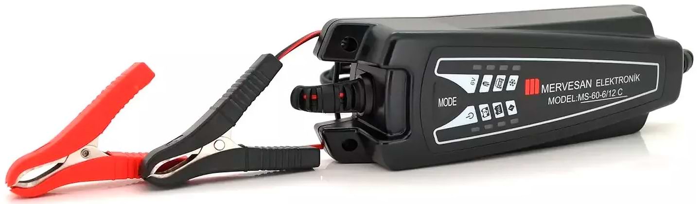 Зарядное устройство для авто Mervesan MS-60-6/12C для аккумулятора 6/12V-0.8A-4A, зажимы, Q20